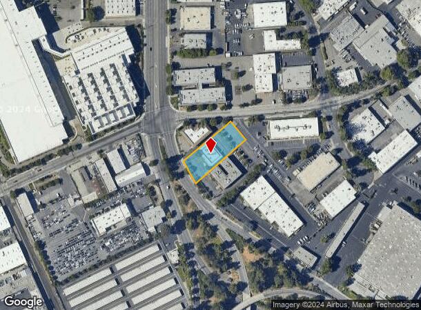  1875 De La Cruz Blvd, Santa Clara, CA Parcel Map