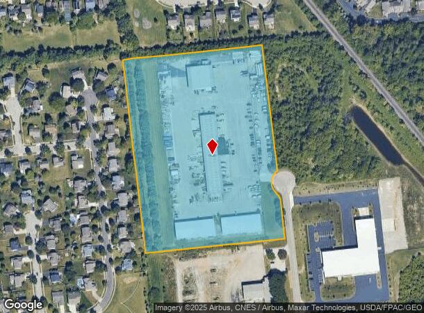 4427 Weaver Ct N, Hilliard, OH Parcel Map