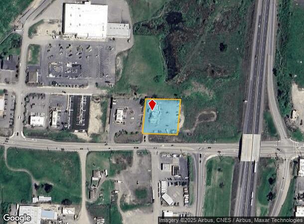  1621 W Central Ave, Sutherlin, OR Parcel Map