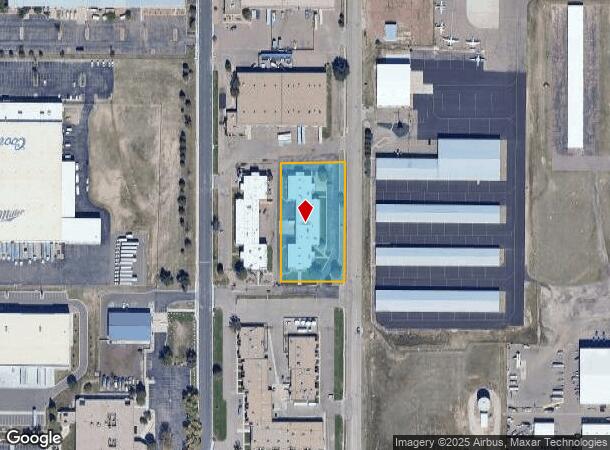  1420 Aviation Way, Colorado Springs, CO Parcel Map