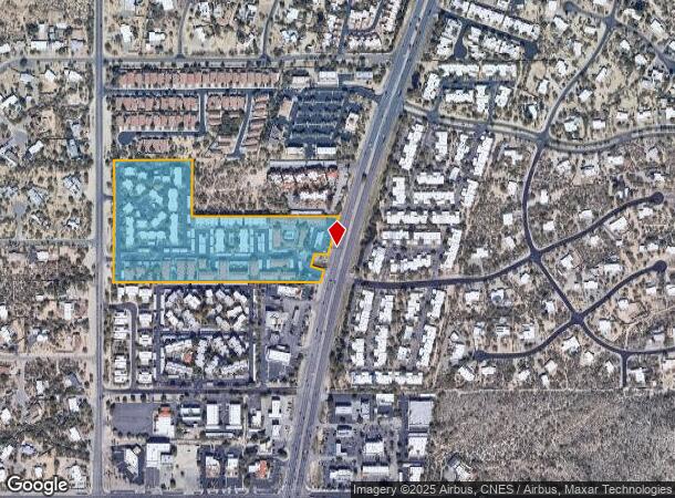  8215 N Oracle Rd, Tucson, AZ Parcel Map