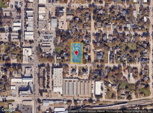 213 E College St, Grapevine, TX Parcel Map