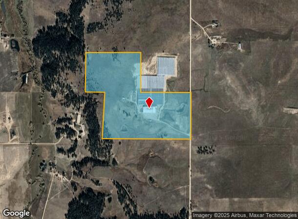 11901 E Palmer Divide Ave, Larkspur, CO Parcel Map