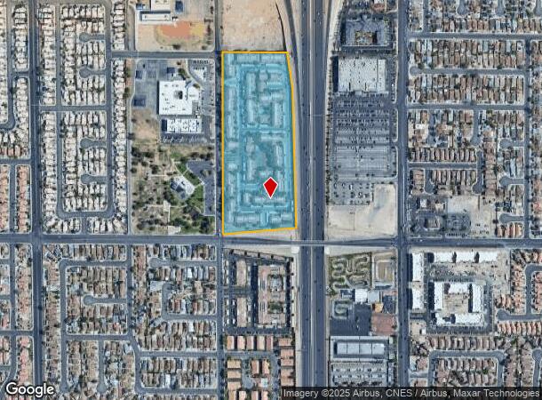  1701 Rock Springs Dr, Las Vegas, NV Parcel Map