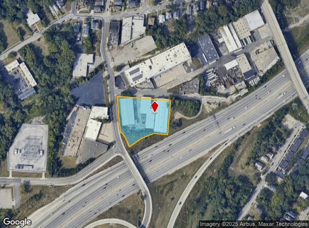 821 Melbourne St, Cincinnati, OH Parcel Map