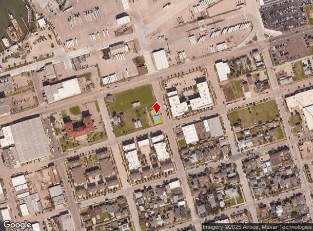  1602 Strand St, Galveston, TX Parcel Map