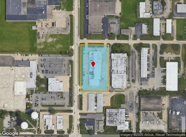 8202 N University St, Peoria, IL Parcel Map
