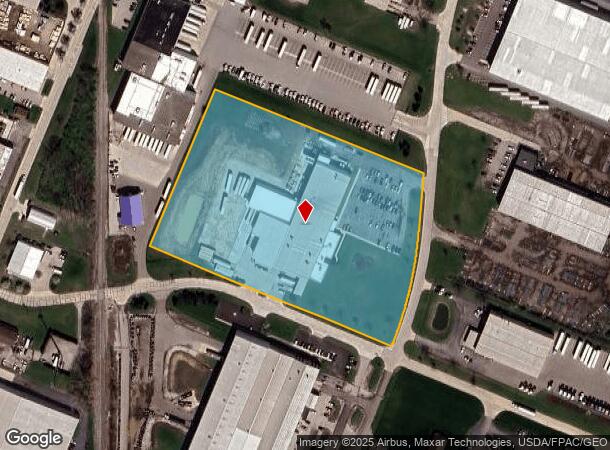 525 Ternes Dr, Monroe, MI Parcel Map