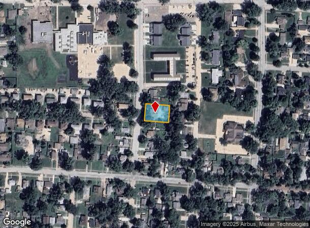 1102 N L St, Fremont, NE Parcel Map