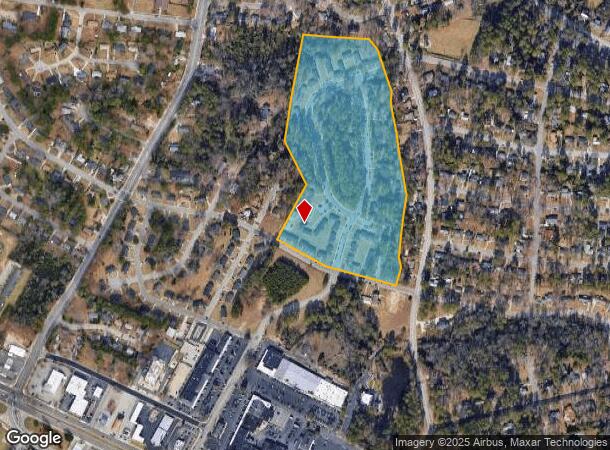  1001 Elm St, Fayetteville, NC Parcel Map