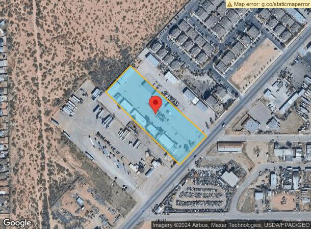  10885 Dyer St, El Paso, TX Parcel Map