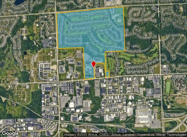  15603 Centennial Dr, Northville, MI Parcel Map