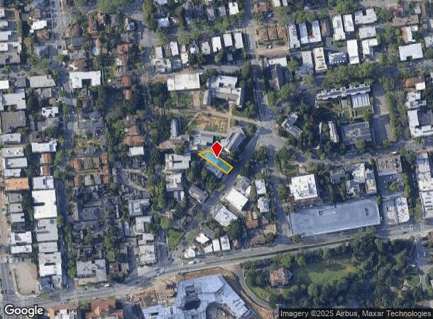  2369 Le Conte Ave, Berkeley, CA Parcel Map