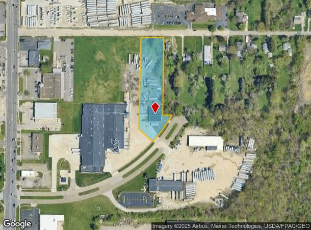  1129 Jenkins Blvd, Akron, OH Parcel Map