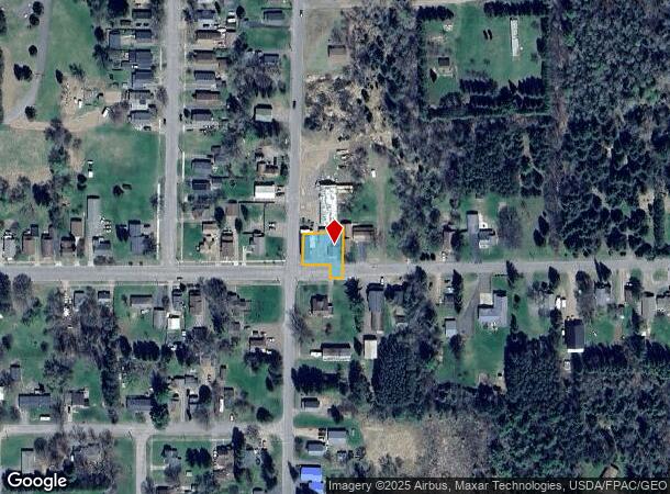 102 Cedar St, Park Falls, WI Parcel Map