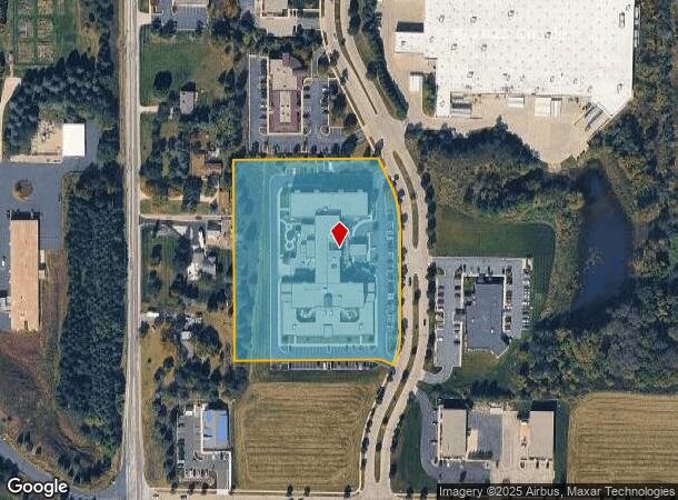  2130 Continental Dr, West Bend, WI Parcel Map