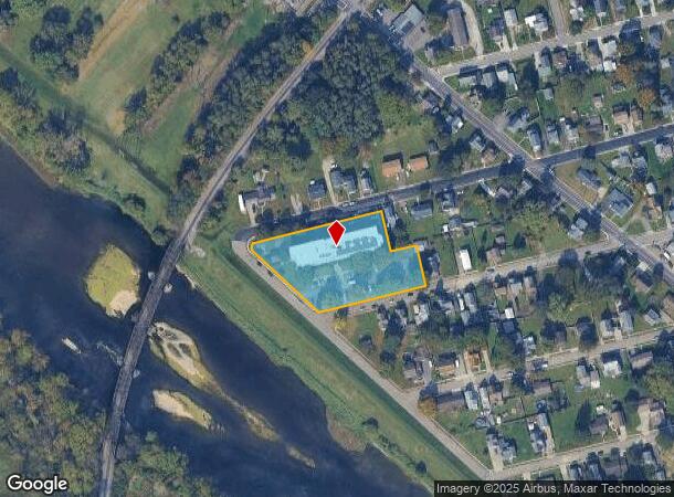  222 Chestnut St, Athens, PA Parcel Map