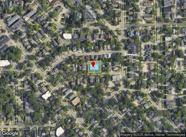  1019 Vaughn St, Ann Arbor, MI Parcel Map