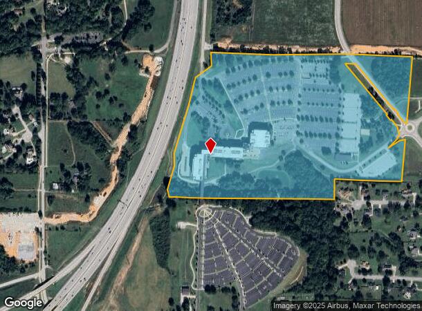  615 J B Hunt Corporate Dr, Lowell, AR Parcel Map
