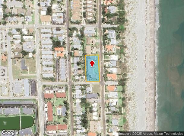 494 S Atlantic Ave, Cocoa Beach, FL Parcel Map