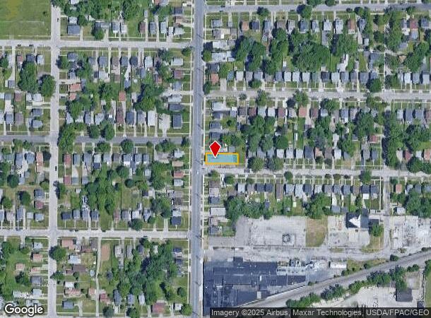  1149 Oberlin Ave, Lorain, OH Parcel Map