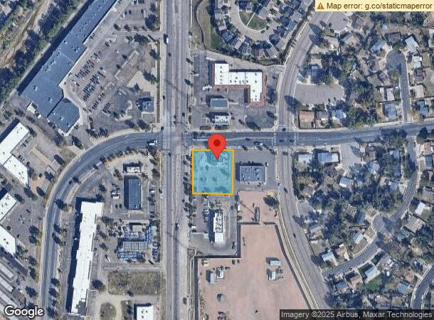  3855 Astrozon Blvd, Colorado Springs, CO Parcel Map