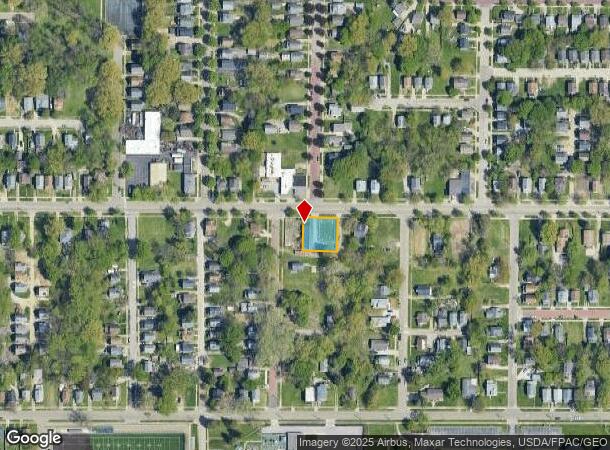  964 Johnston St, Akron, OH Parcel Map