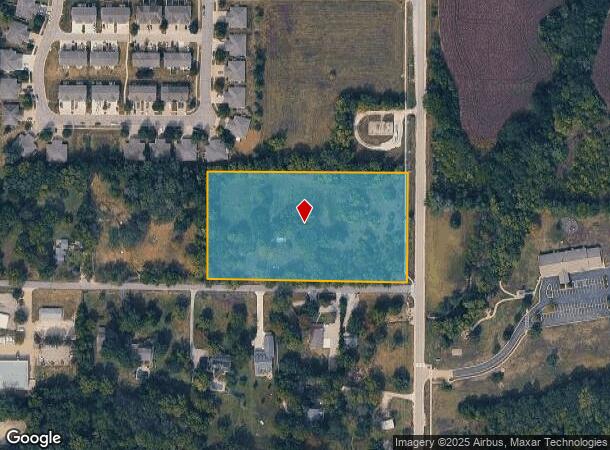  107 S 3Rd St, Louisburg, KS Parcel Map