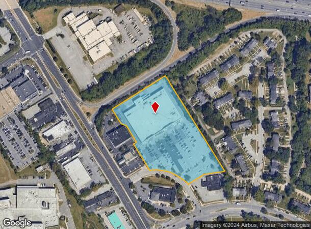  1017 York Rd, Towson, MD Parcel Map