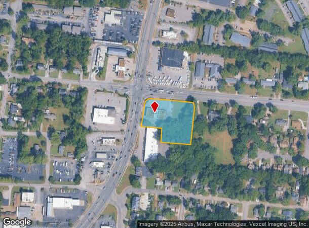  1320 Memorial Blvd, Murfreesboro, TN Parcel Map