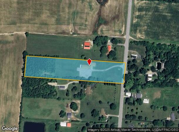 595 N Medway Carlisle Rd, New Carlisle, OH Parcel Map