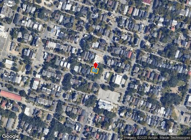  1211 Habersham St, Savannah, GA Parcel Map
