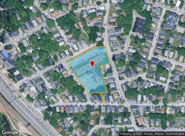  200 Vernon St, Worcester, MA Parcel Map