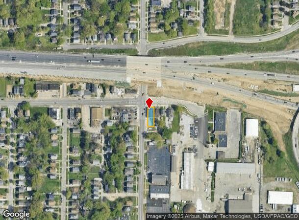 490 E South St, Akron, OH Parcel Map