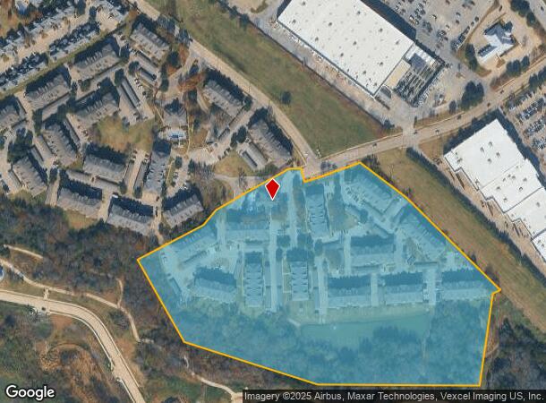  1601 Towne Crossing Blvd, Mansfield, TX Parcel Map