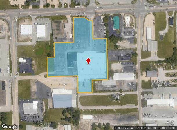  1383 E Pershing Rd, Decatur, IL Parcel Map