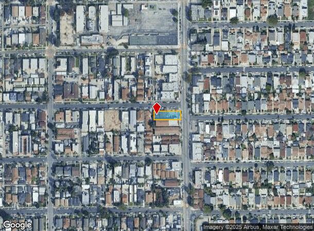  802 W 42Nd Pl, Los Angeles, CA Parcel Map