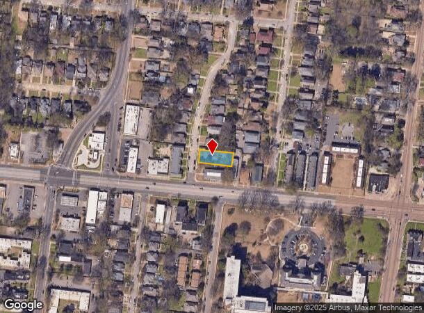 196 N Auburndale St, Memphis, TN Parcel Map