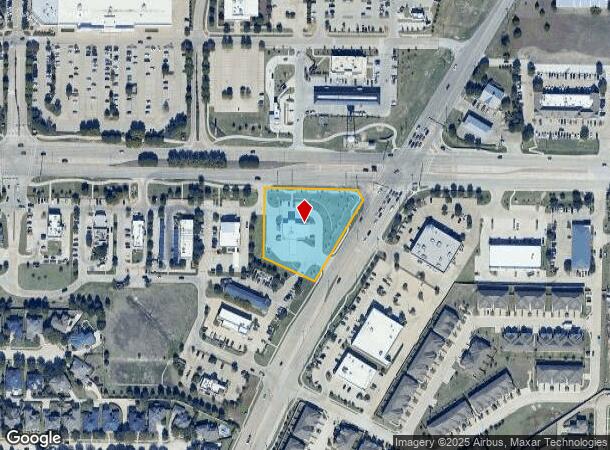 498 E Stacy Rd, Allen, TX Parcel Map