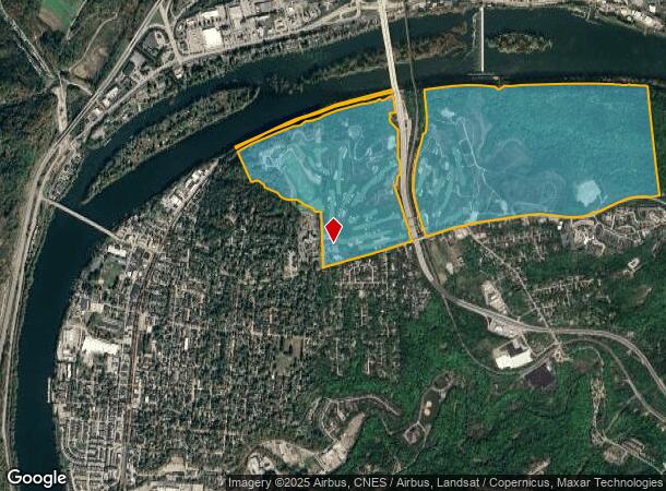 1233 Hulton Rd, Oakmont, PA Parcel Map