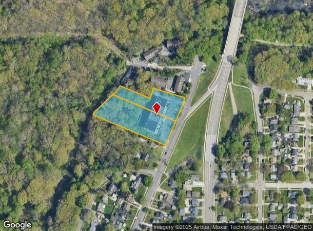  1350 N Howard St, Akron, OH Parcel Map