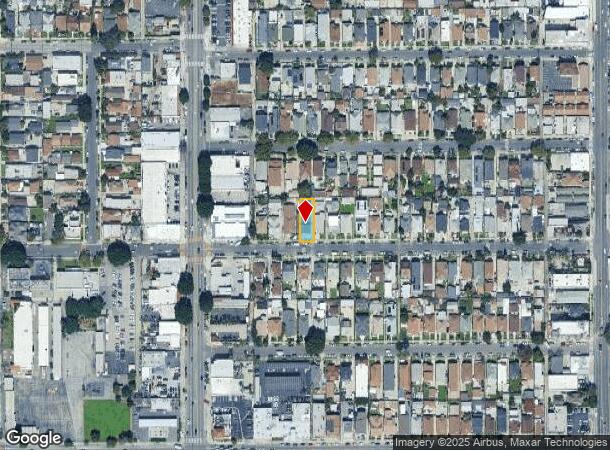239 W 43Rd St, Los Angeles, CA Parcel Map