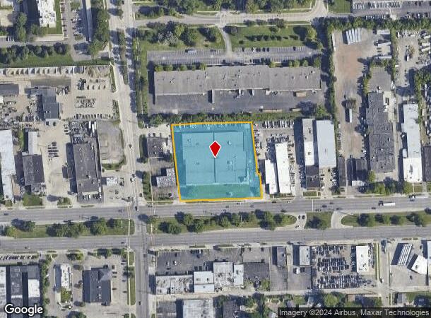  21940 W 8 Mile Rd, Southfield, MI Parcel Map