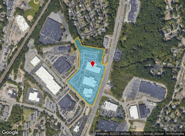  375 Providence Hwy, Westwood, MA Parcel Map