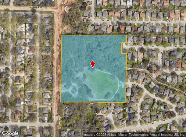 4601 Bowman Springs Rd, Arlington, TX Parcel Map