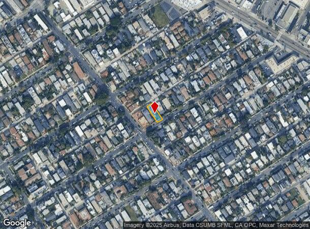  709 Vernon Ave, Venice, CA Parcel Map