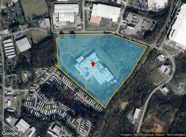  201 Industrial Dr, Bristol, TN Parcel Map