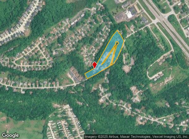  1711 Bridleton Woods, Fenton, MO Parcel Map