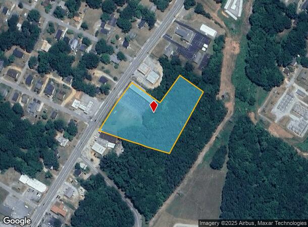  814 N Harper St, Laurens, SC Parcel Map