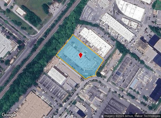  6850-6872 Distribution Dr, Beltsville, MD Parcel Map